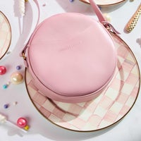 Rosy Check Enamel Dinnerware