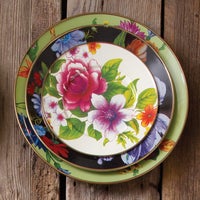 Green Flower Market Charger/Plate