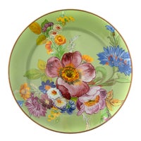 Green Flower Market Charger/Plate