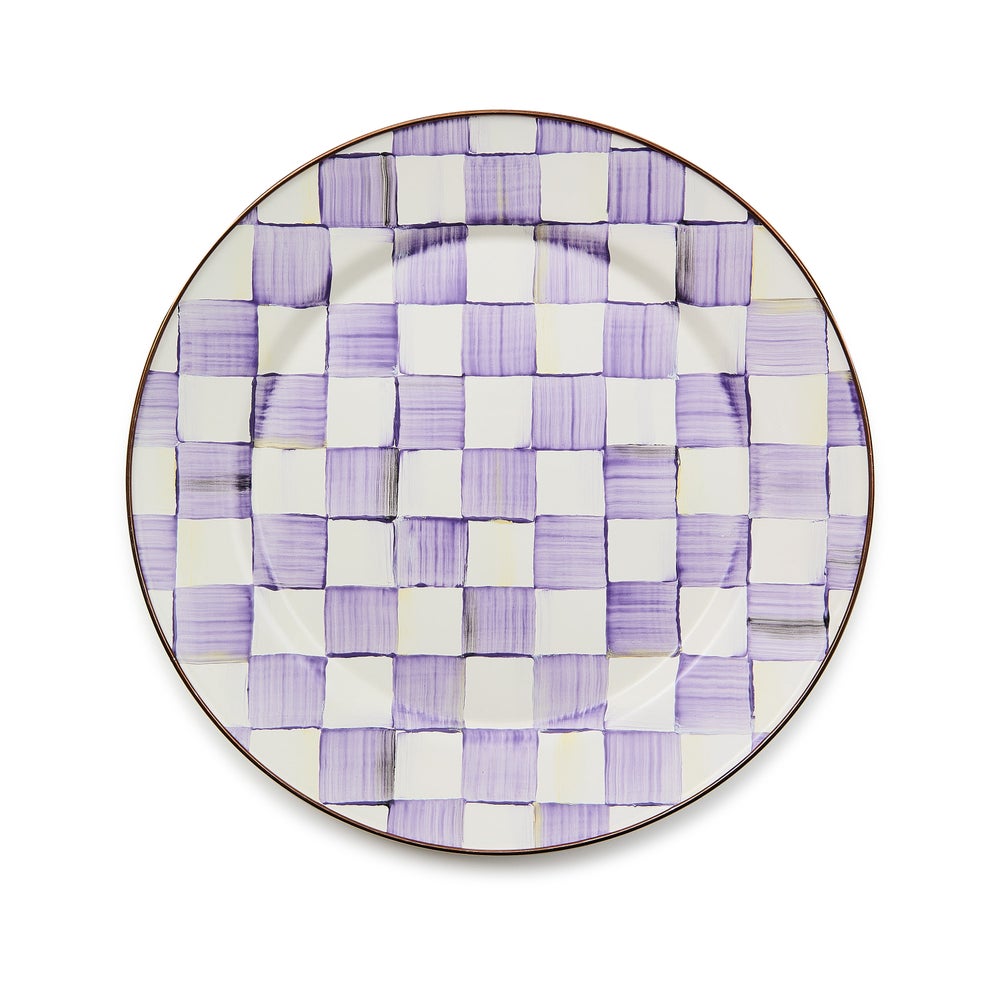 Violet Check Dinnerware mackenzie-childs Panama imagen 1