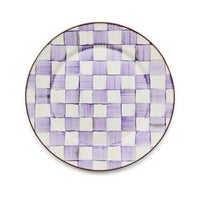 Violet Check Dinnerware