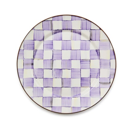 Violet Check Charger/Plate