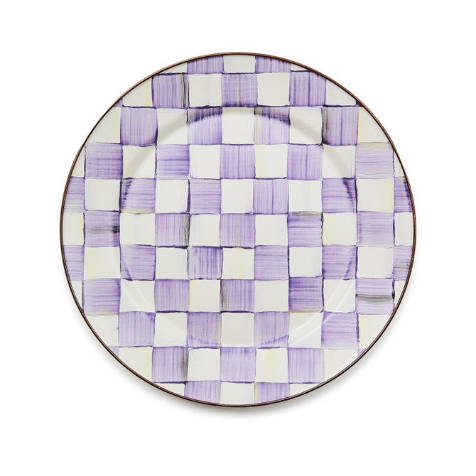 Violet Check Dinnerware image number 0