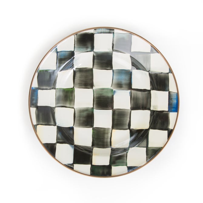 Courtly Check Enamel Rimmed Dish image number 3