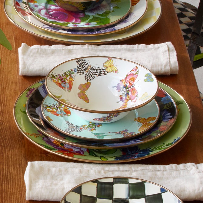 Butterfly Garden Breakfast Bowl - White image number 4