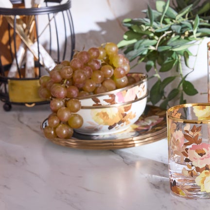 Wild Rose White Everyday Bowl