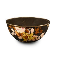 WIld Rose Brown Enamel Everyday Bowl