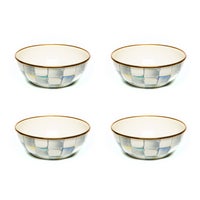 Sterling Check Everyday Bowls, Set of 4