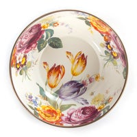 White Flower Market Everyday Bowl