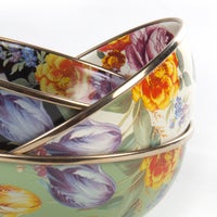 White Flower Market Everyday Bowl
