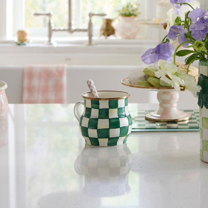 Emerald Check Mug image number 7