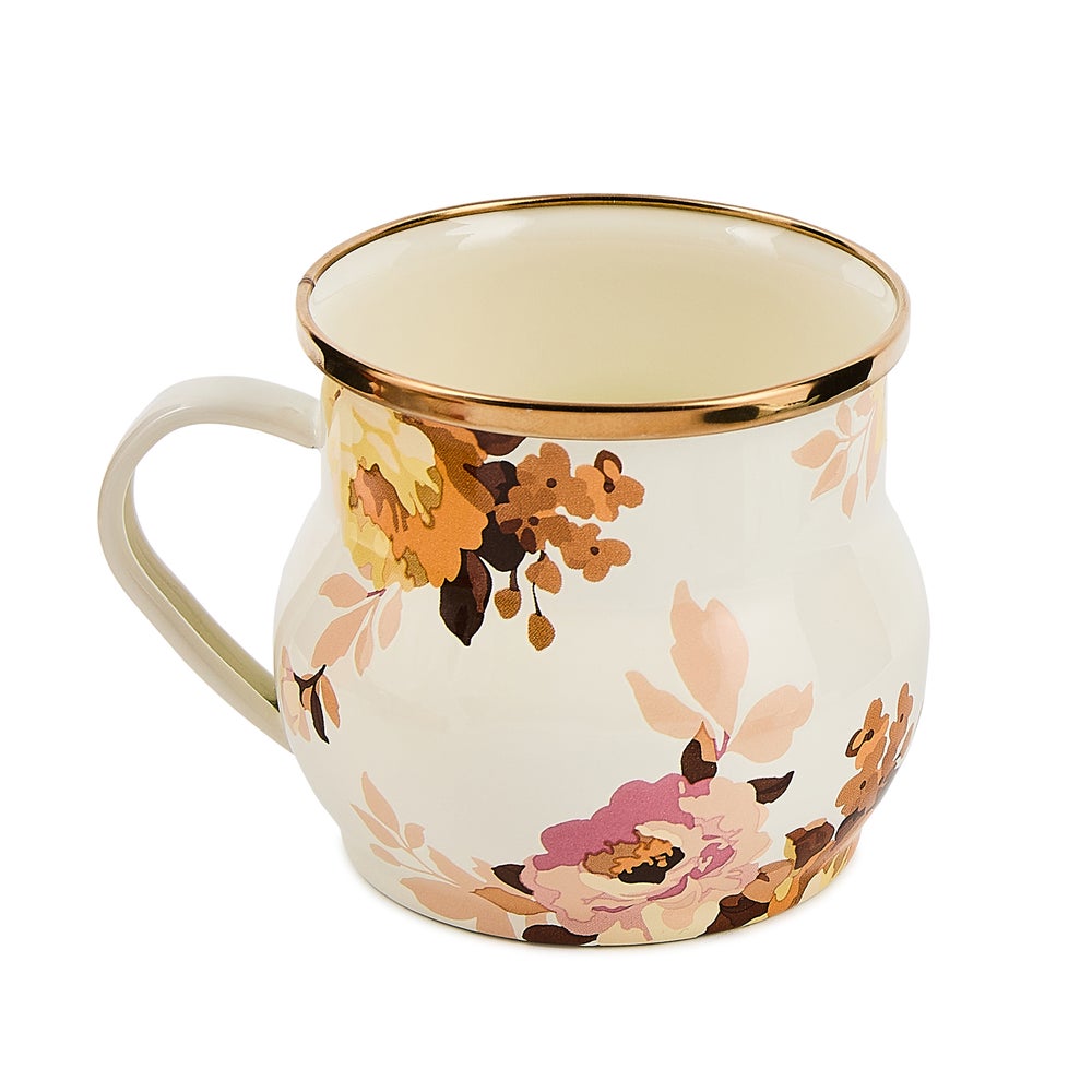 Floral Enamel Mug - Wild Rose White, Single mackenzie-childs Panama imagen 1