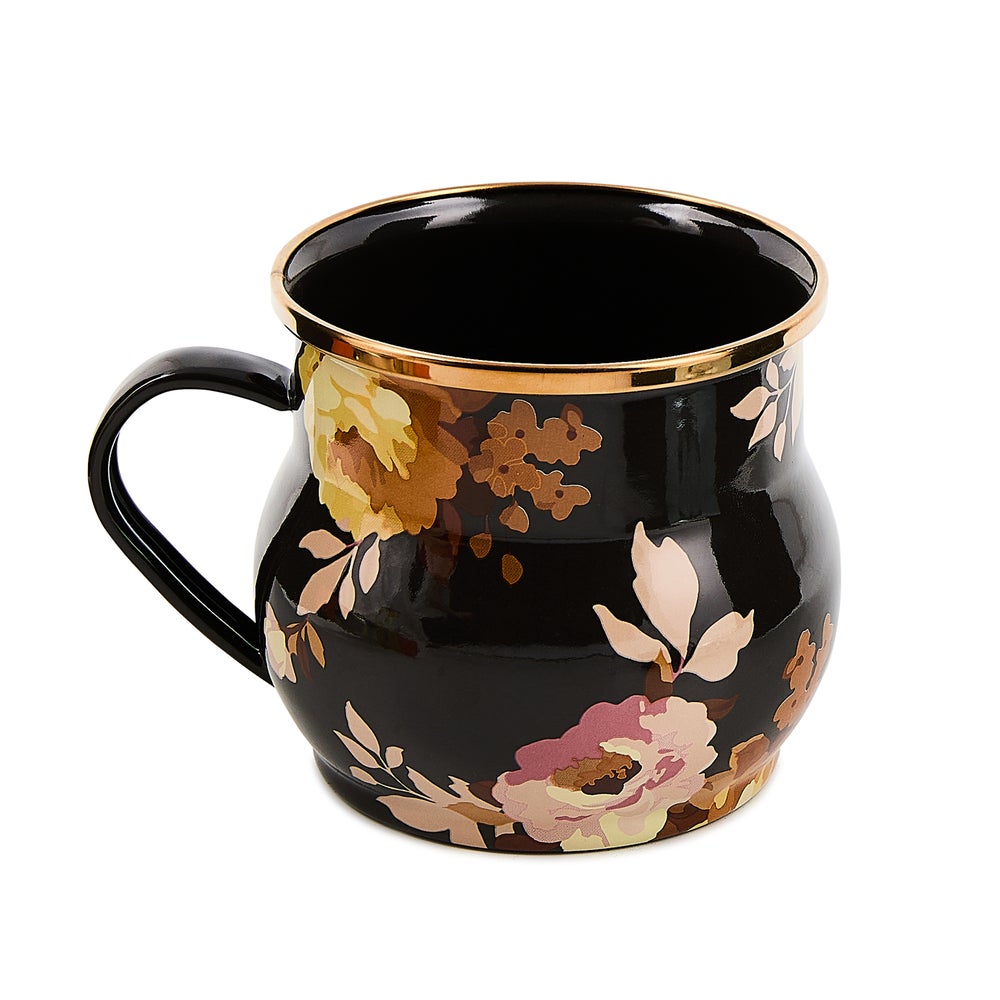 Floral Enamel Mug - Wild Rose Brown, Single mackenzie-childs Panama imagen 1