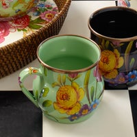 Green Flower Market Mug