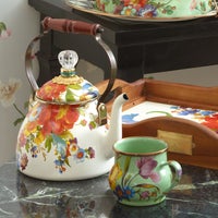 Green Flower Market Mug