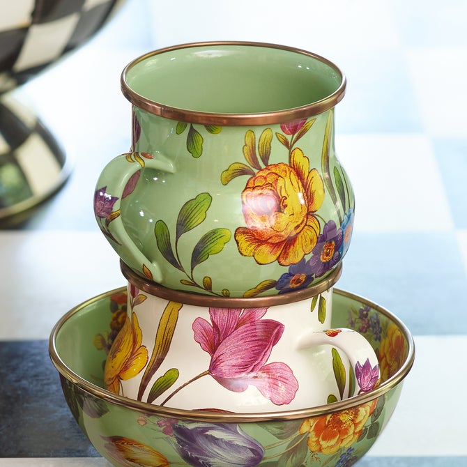 Green Flower Market Mug image number 3