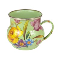 Green Flower Market Mug