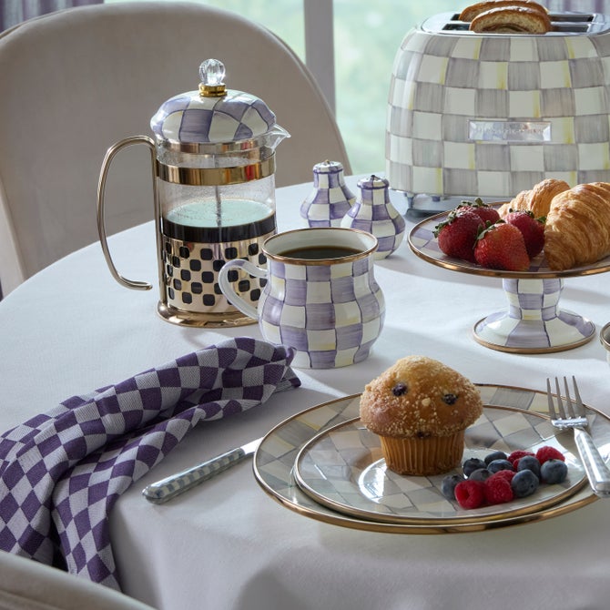 Violet Check Mug image number 7