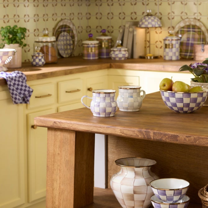 Violet Check Mug image number 3