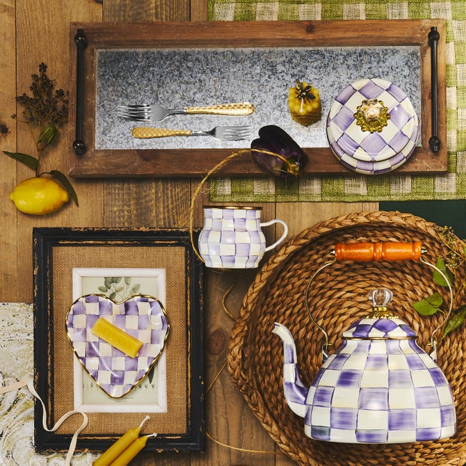 Violet Check Mug image number 5