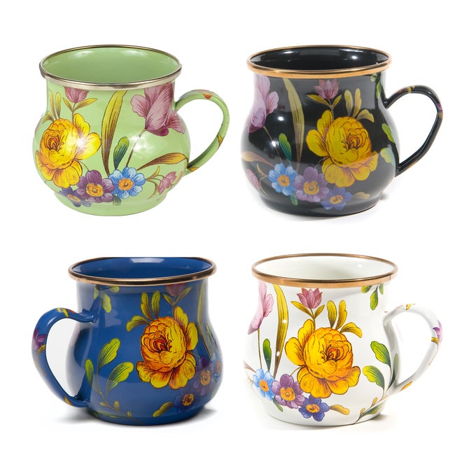 Flower Market Mix Mugs - Set of 4 image number 0