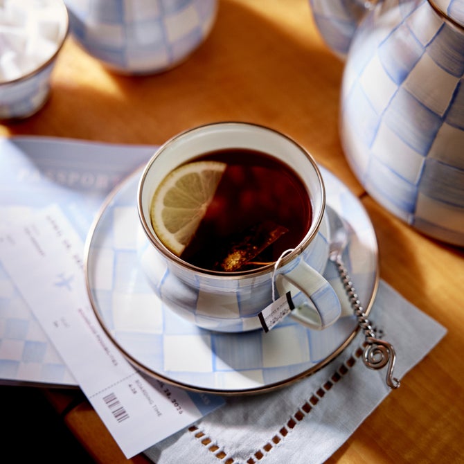 Sky Check Teacup image number 3