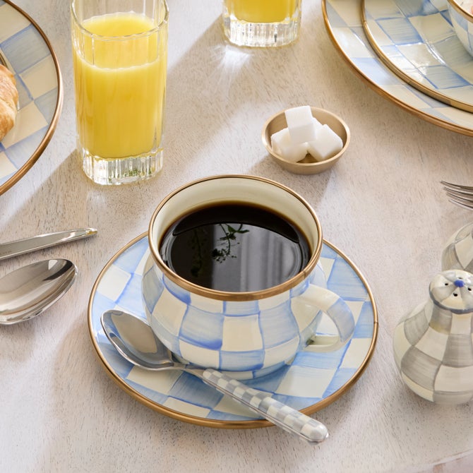 Sky Check Teacup image number 6