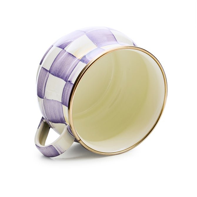 Violet Check Teacup image number 2