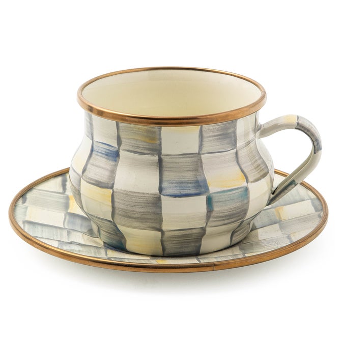 Sterling Check Saucer image number 2
