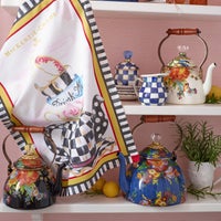 Royal Check Lidded Sugar Bowl