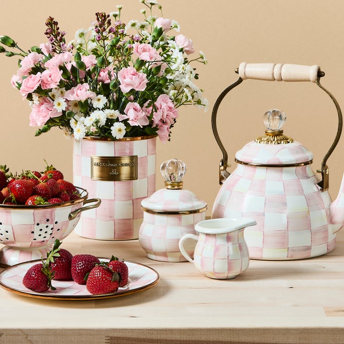 Rosy Check Lidded Sugar Bowl image number 2