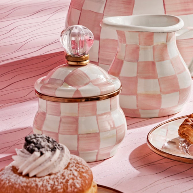 Rosy Check Lidded Sugar Bowl image number 4