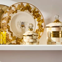 Mocha Check Lidded Sugar Bowl