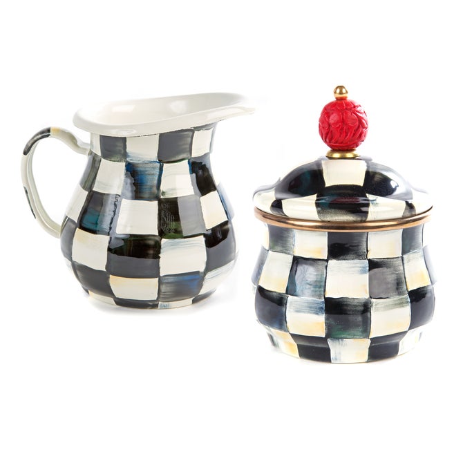 Courtly Check Creamer & Sugar Bowl Set image number 1