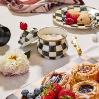 Courtly Check Lidded Sugar Bowl