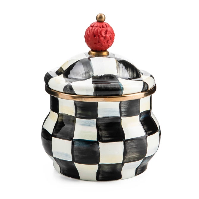 Courtly Check Lidded Sugar Bowl image number 0
