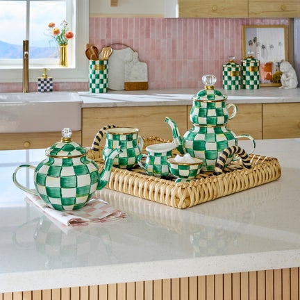 Emerald Check High Tea