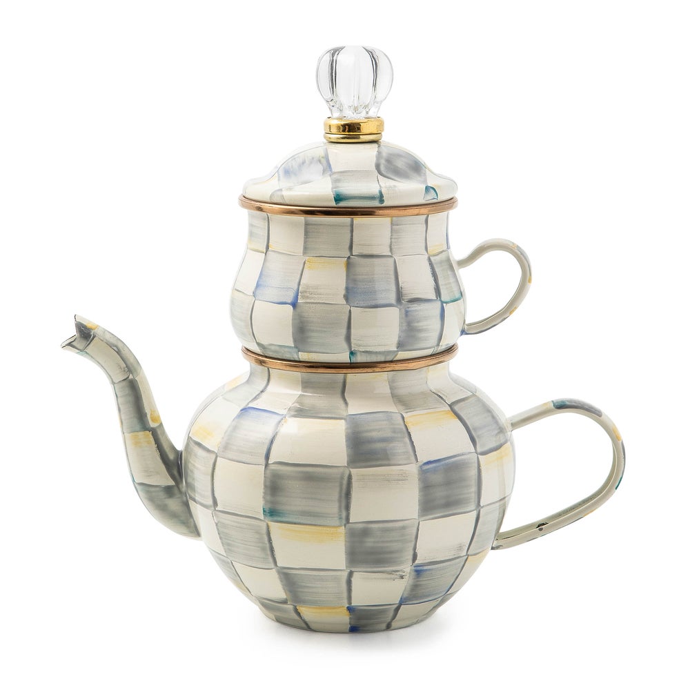 High Tea Set - Sterling Check mackenzie-childs Panama imagen 1
