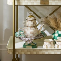 Mocha Check High Tea