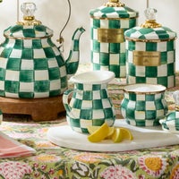 Emerald Check Creamer