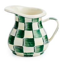 Emerald Check Creamer