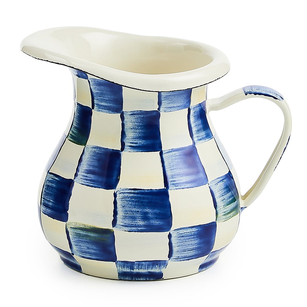 Enamel Creamer - Royal Check mackenzie-childs Panama imagen 1