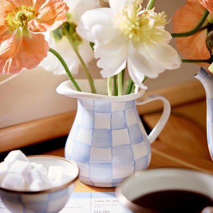 Sky Check Creamer