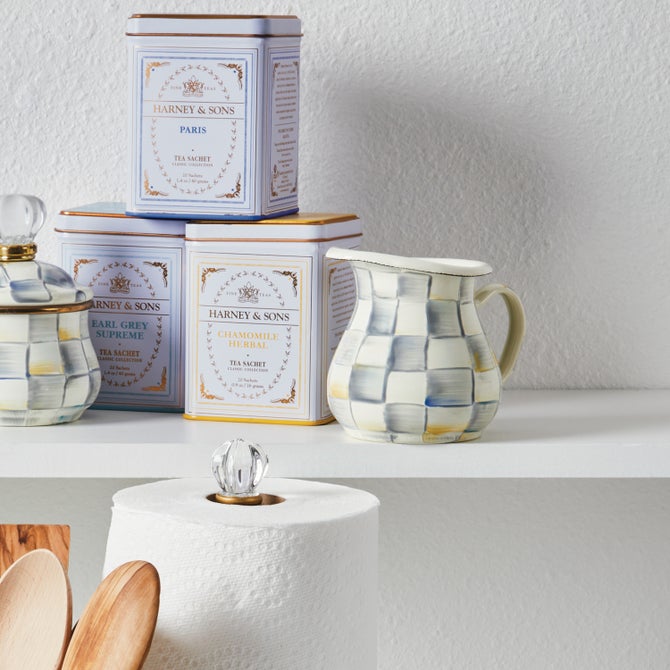 Sterling Check Creamer image number 4