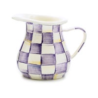 Violet Check Creamer