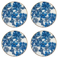 Royal English Garden Enamel Salad/Dessert Plate, Set of 4