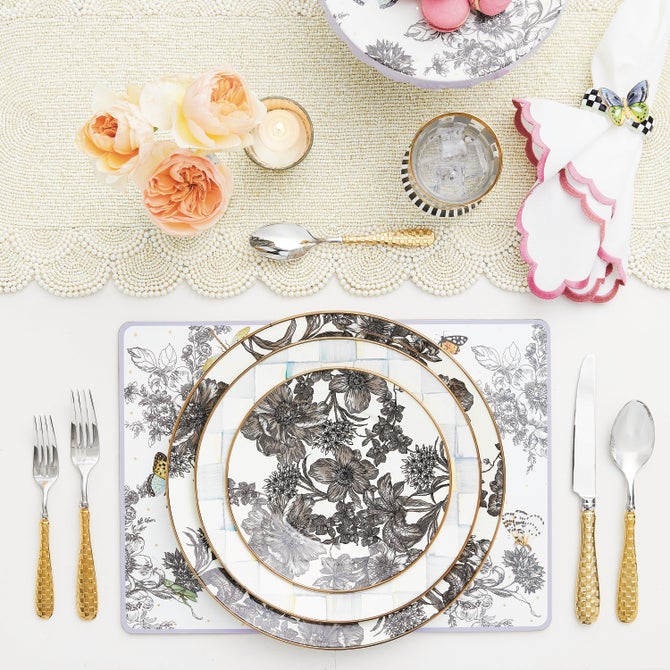 Sterling English Garden Enamel Salad/Dessert Plate, Set of 4 image number 1