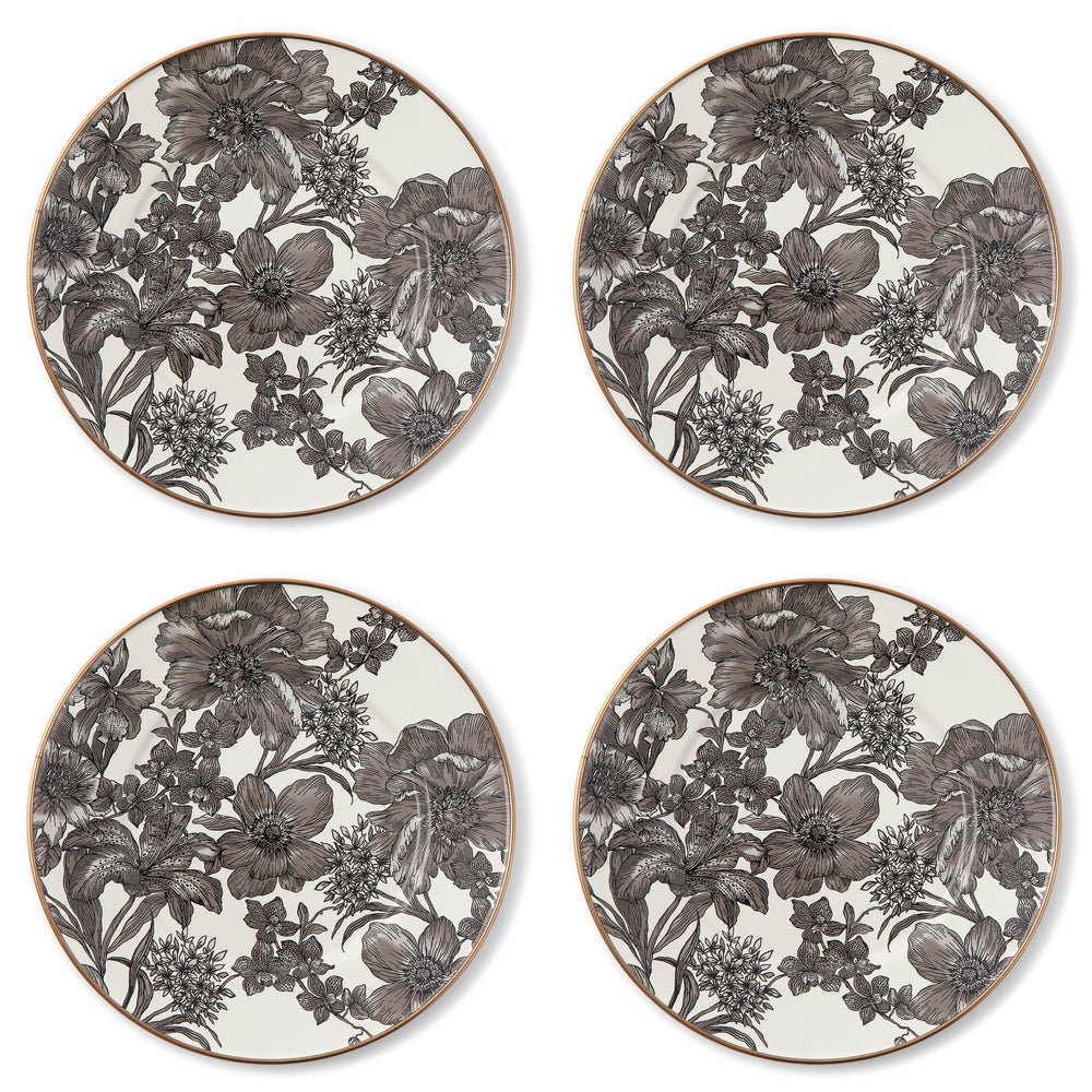 English Garden Dinnerware, Set of 4 - Sterling English Garden, Salad Plate, Set of 4 mackenzie-childs Panama imagen 1