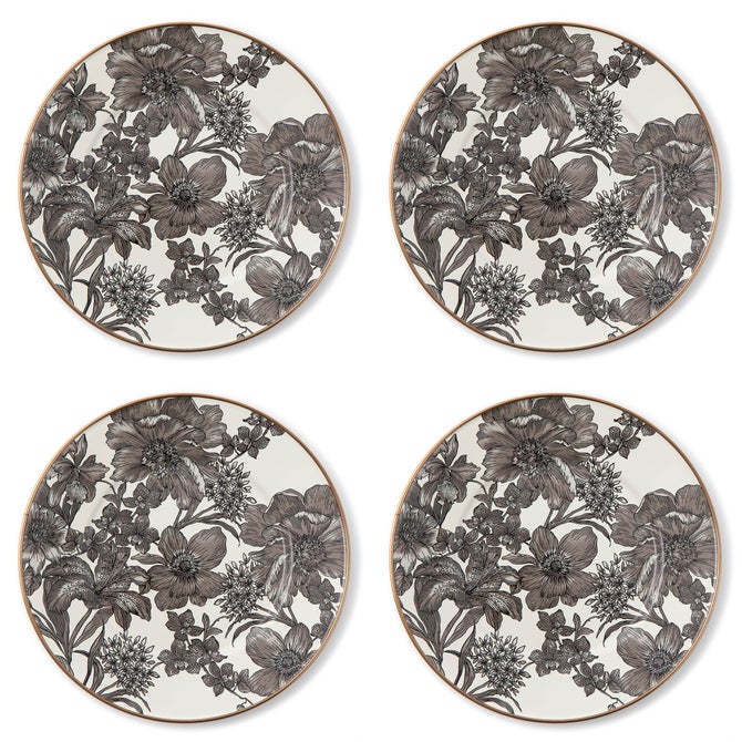 Sterling English Garden Enamel Salad/Dessert Plate, Set of 4 image number 0