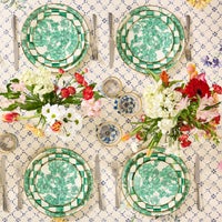 Emerald English Garden Enamel Dinnerware